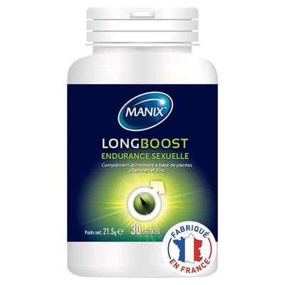 Manix Long Boost - Made in France & Complément Alimentaire - Condomz