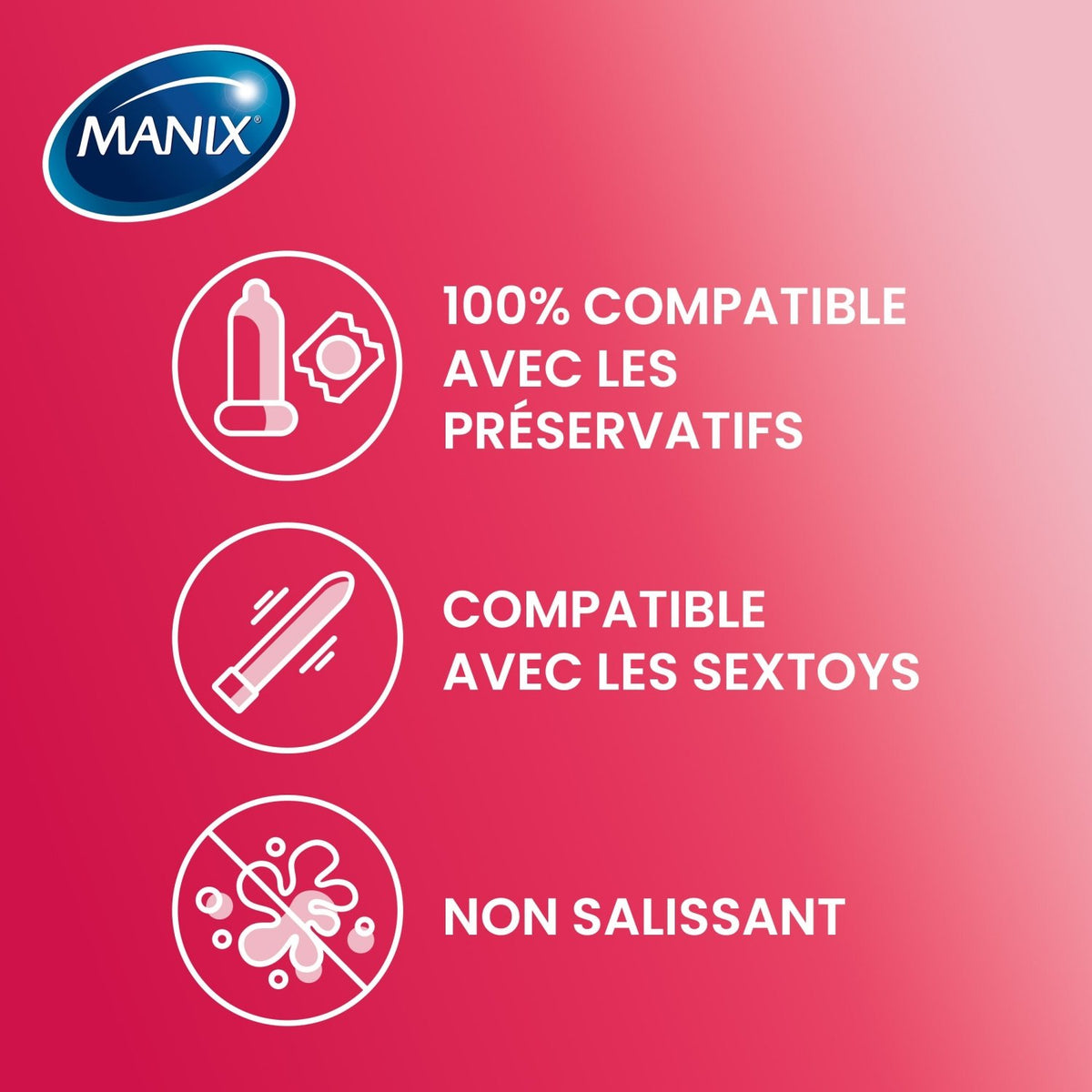 Manix Massage Gourmand - Parfumé & Hydratant - Condomz