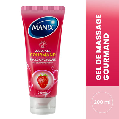 Manix Massage Gourmand - Parfumé & Hydratant - Condomz