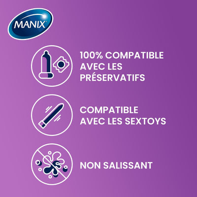 Manix Massage Stimulant - Effet Picotant & Équilibrant pH - Condomz