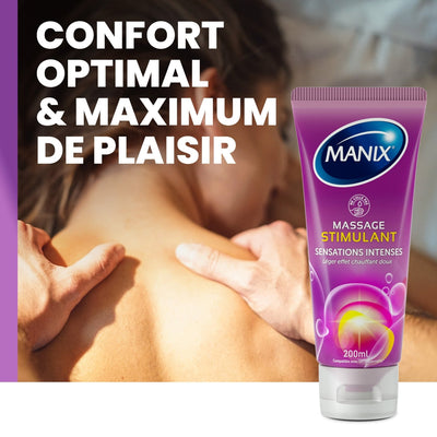 Manix Massage Stimulant - Effet Picotant & Équilibrant pH - Condomz