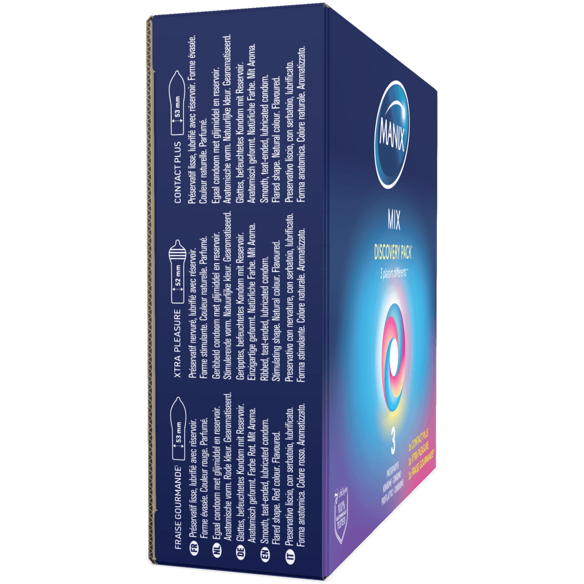Manix Mix - Ultra-Fin & Extra-Lubrifié - Condomz