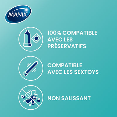 Manix Naturel - Hydratant & À Base d'Eau - Condomz