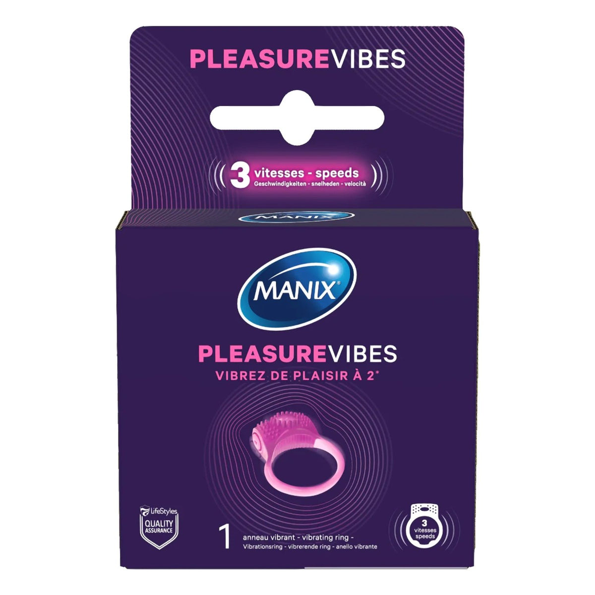 Manix Pleasure Vibes - Rose & Silicone - Condomz