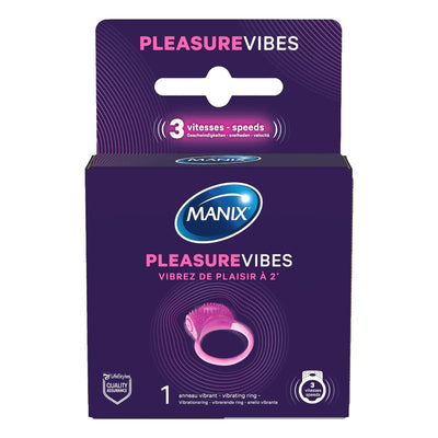 Manix Pleasure Vibes - Rose & Silicone - Condomz