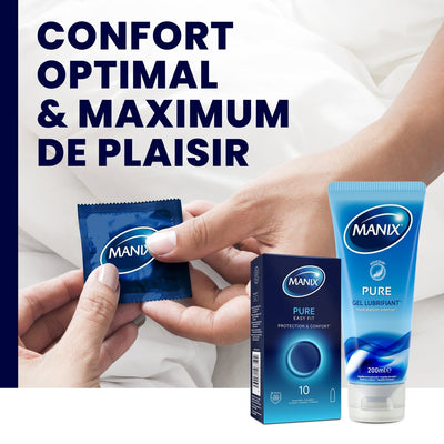Manix Pure Easy Fit - Naturel & 53 mm - Condomz