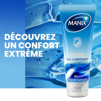 Manix Pure - Hydratant & À Base d'Eau - Condomz