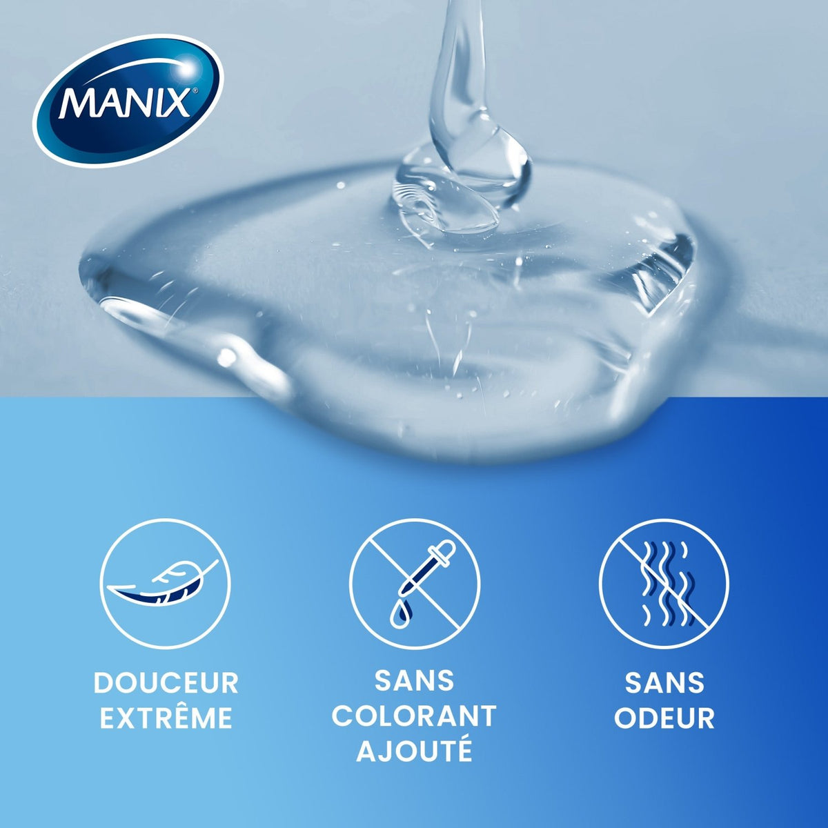 Manix Pure - Hydratant & À Base d'Eau - Condomz