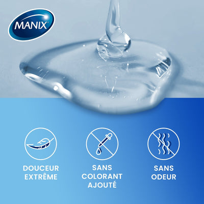 Manix Pure - Hydratant & À Base d'Eau - Condomz