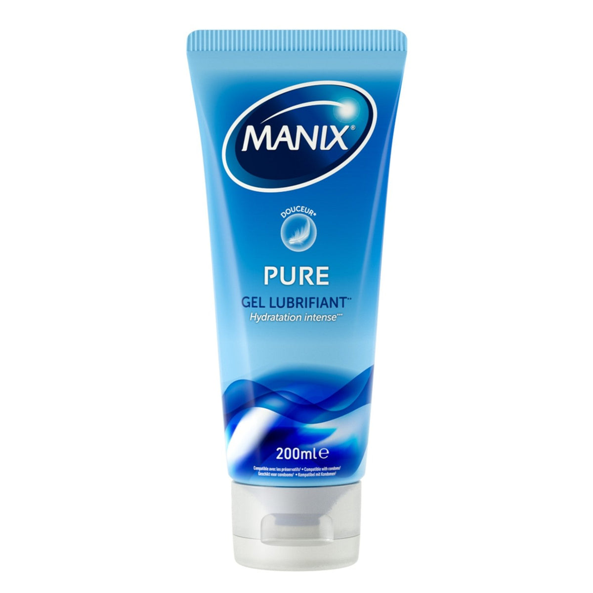 Manix Pure - Hydratant & À Base d'Eau - Condomz