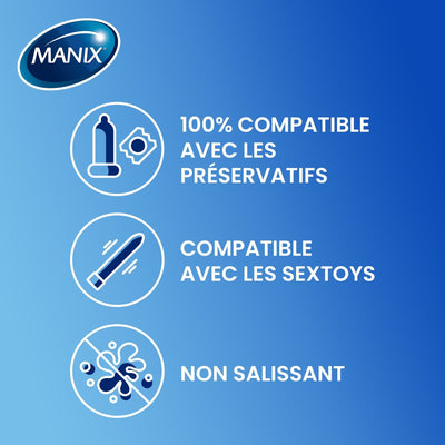 Manix Pure - Hydratant & À Base d'Eau - Condomz