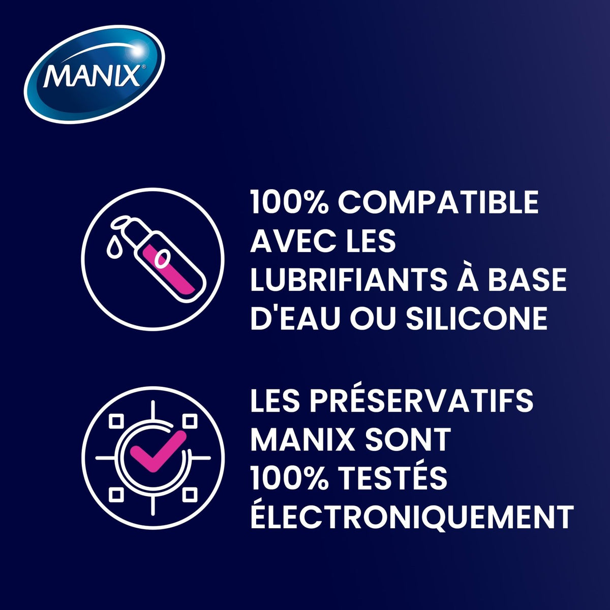 Manix Xtra Pleasure Double extase - Nervuré & Perlé - Condomz
