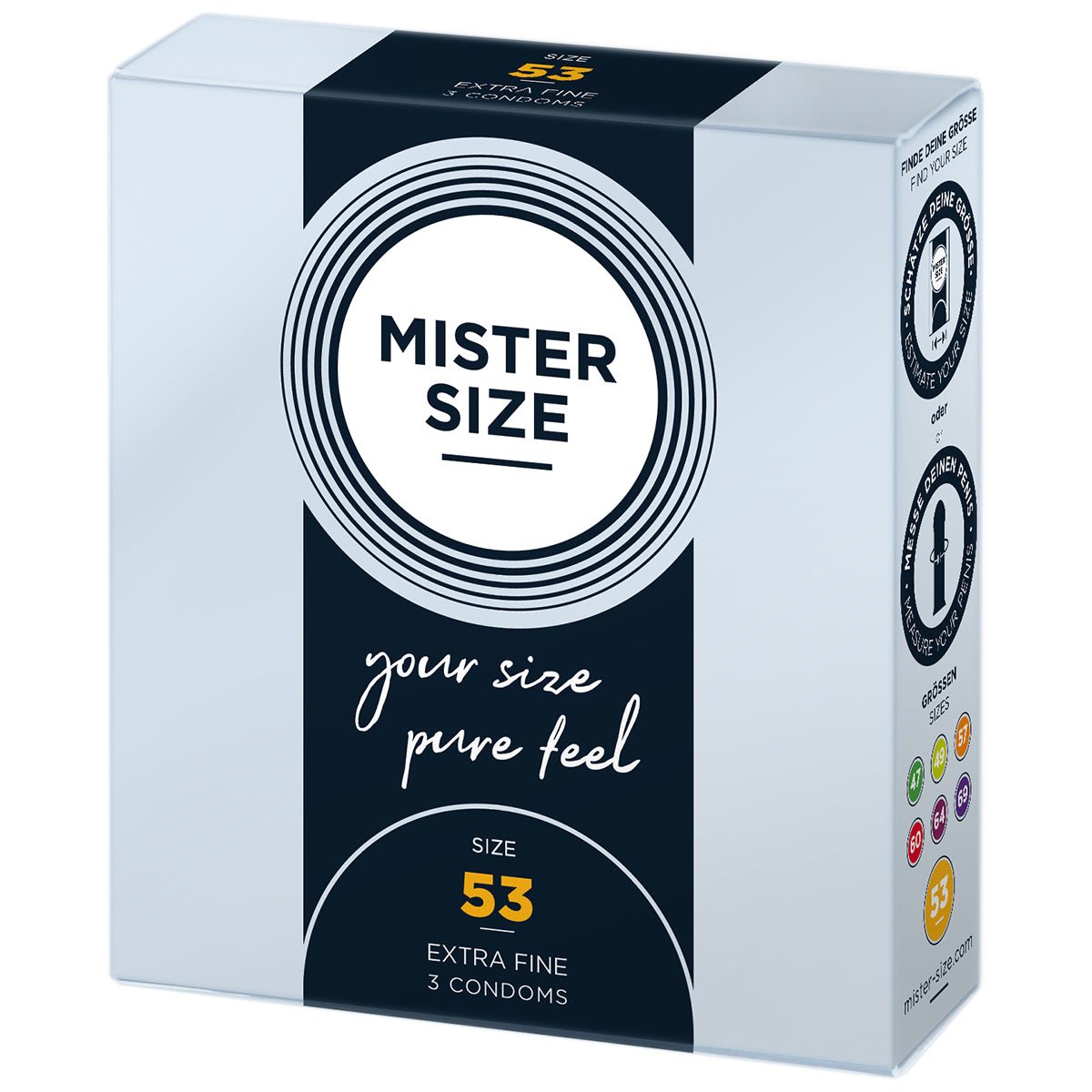 Mister Size - Toutes Tailles & Ultra-Fin - Condomz
