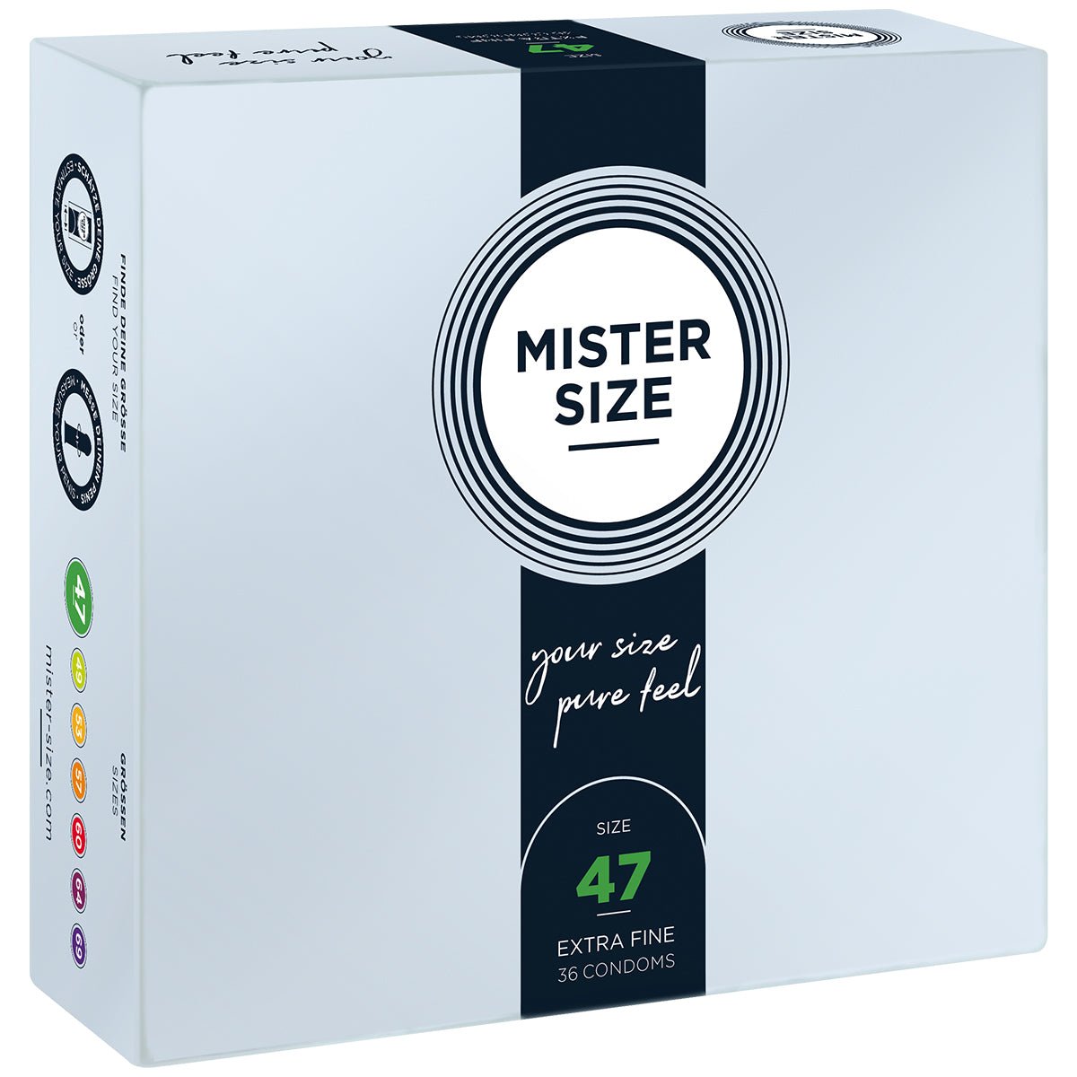 Mister Size - Toutes Tailles & Ultra-Fin - Condomz