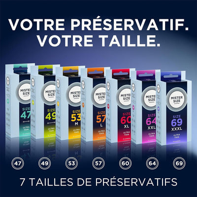 Mister Size - Toutes Tailles & Ultra-Fin - Condomz