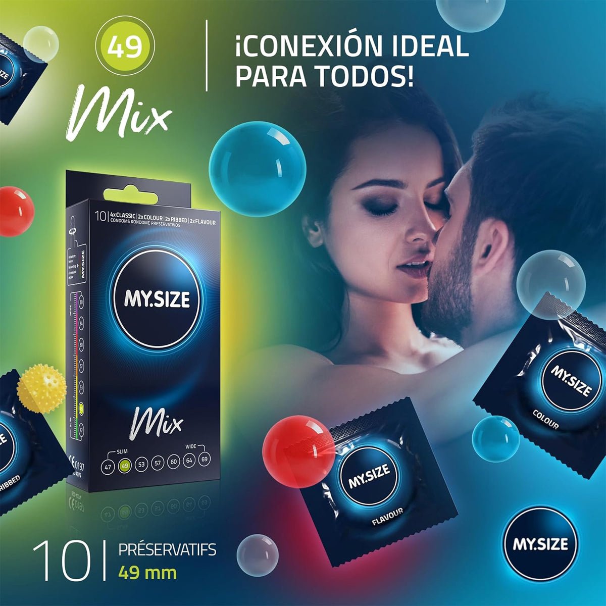 MySize Mix - Ultra-Fin & Parfumé - Condomz