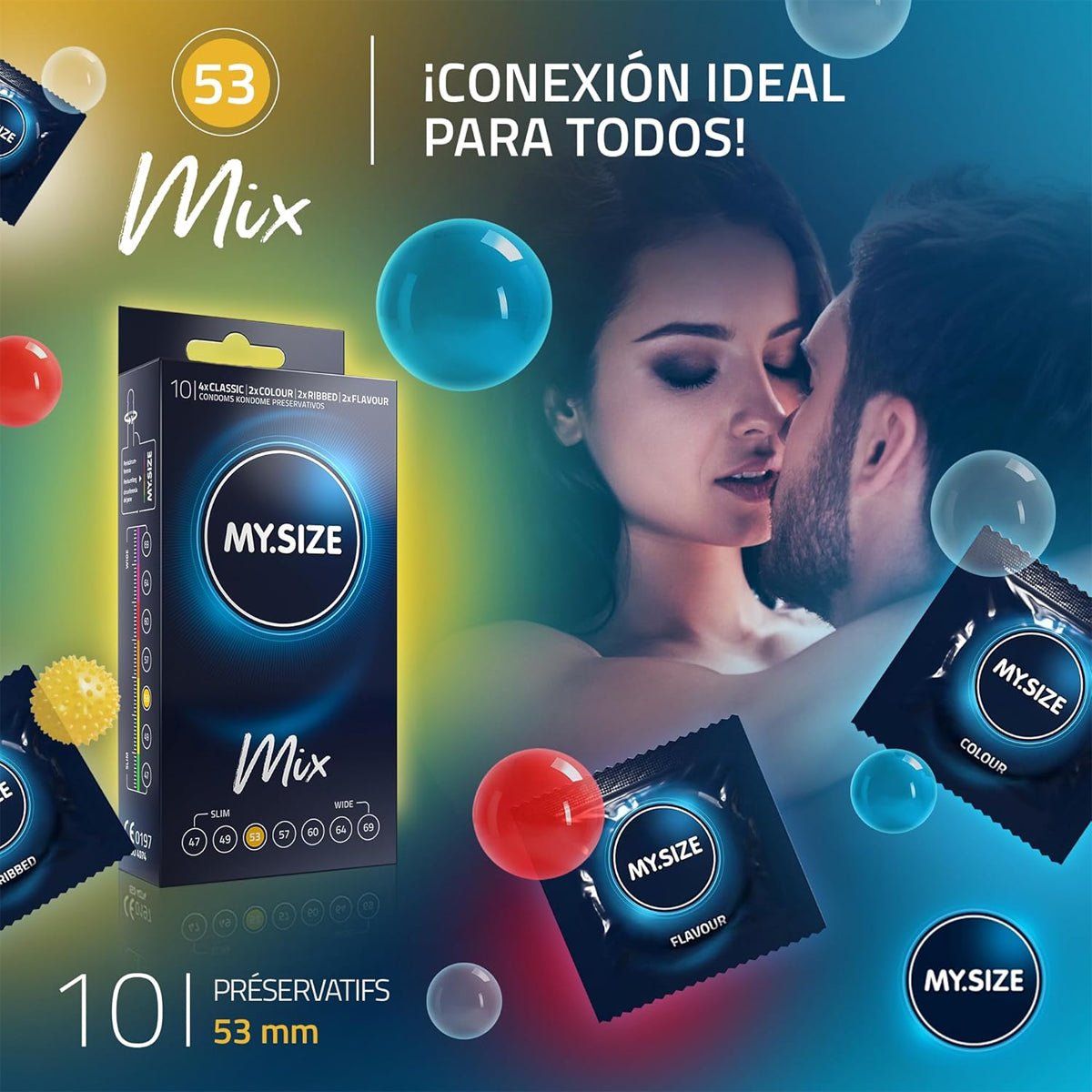 MySize Mix - Ultra-Fin & Parfumé - Condomz