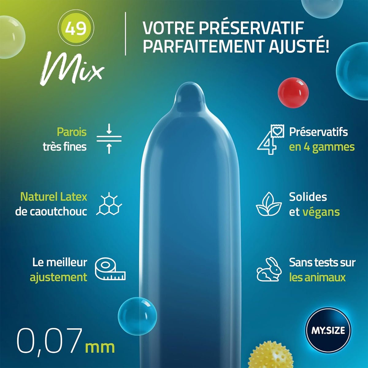 MySize Mix - Ultra-Fin & Parfumé - Condomz