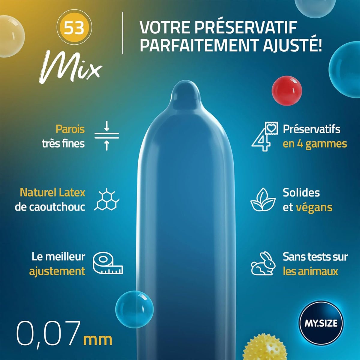 MySize Mix - Ultra-Fin & Parfumé - Condomz