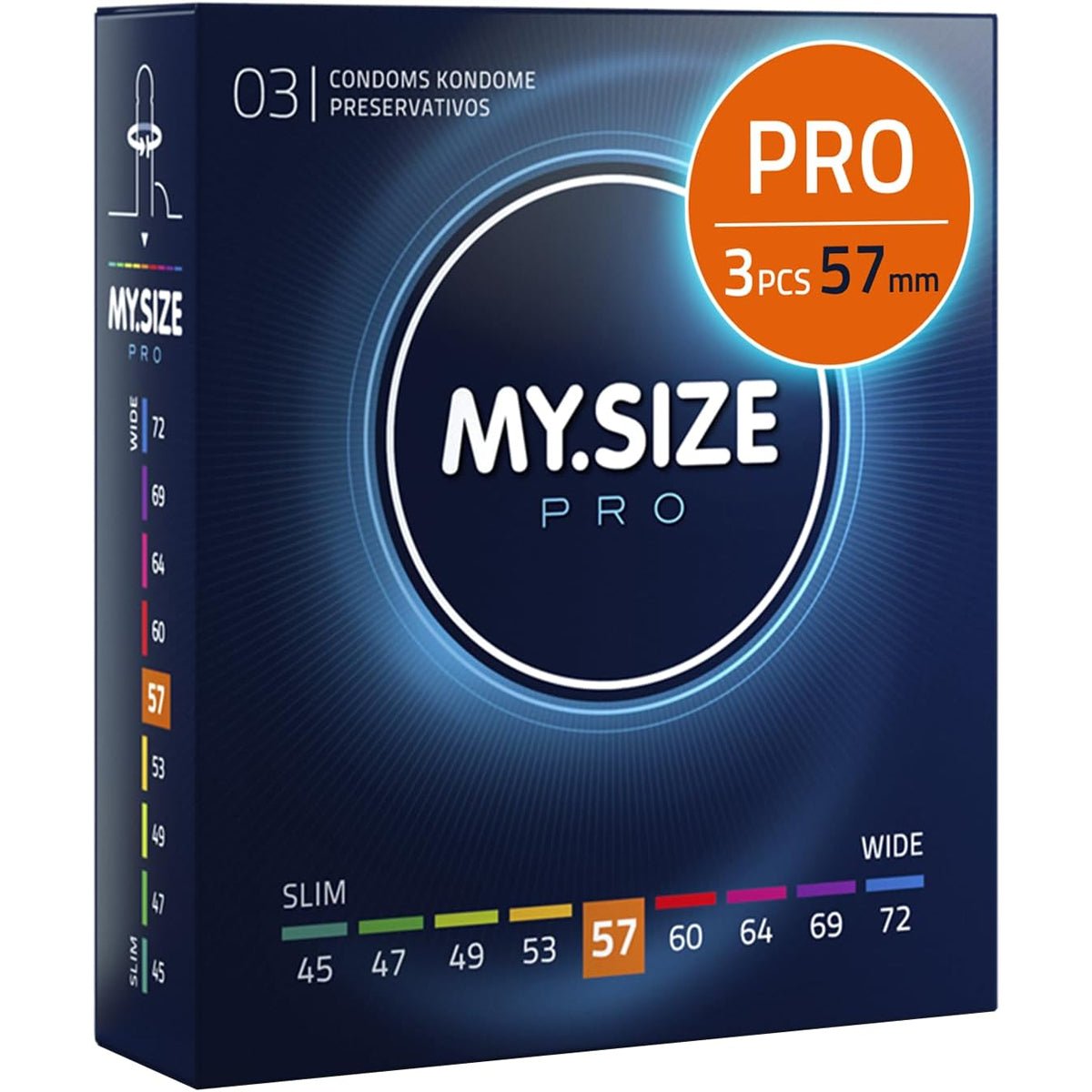 MySize Pro - Toutes Tailles & Ultra-Fin - Condomz
