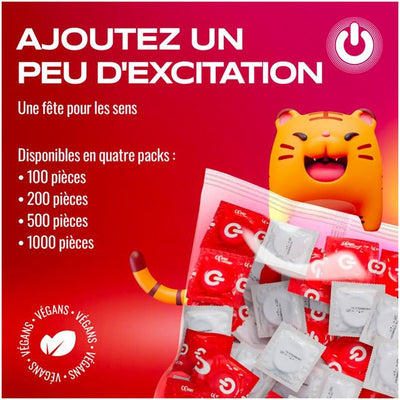 On Little Tiger - Taille Ajustée & Extra-Lubrifié - Condomz