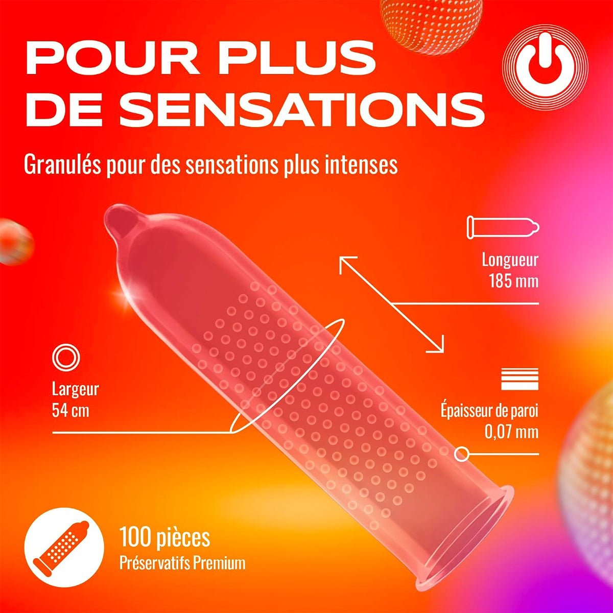 On Stimulation - Perlé & 54 mm - Condomz