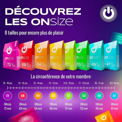 On Strong - Extra-Résistant & 54 mm - Condomz