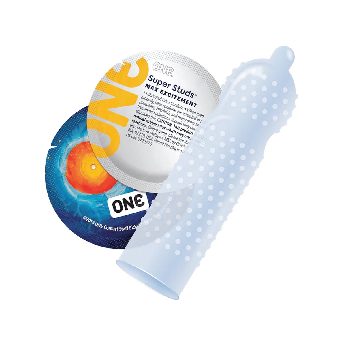 ONE Super Studs - Perlé & Extra-Lubrifié - Condomz