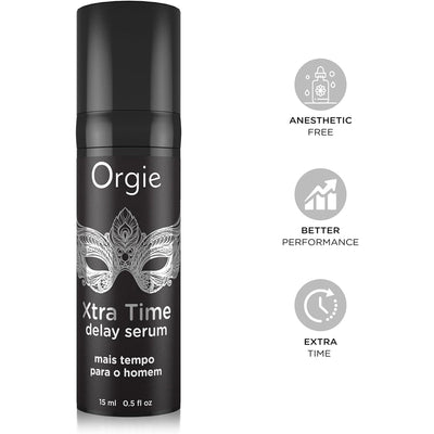 Orgie Xtra Time Delay sérum - Effet Retardant & Lubrifiant Intime - Condomz