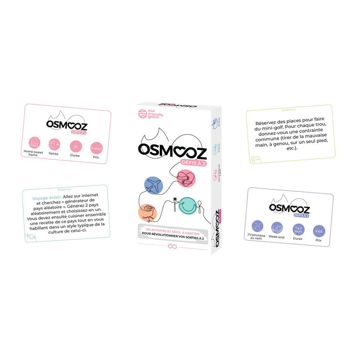 Osmooz Défis à 2 - Jeu de cartes - FSC - Condomz