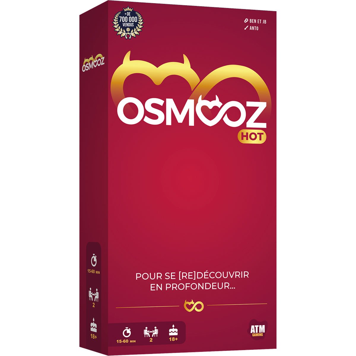 Osmooz Hot - Jeu de cartes - Accessoire Intime - Condomz