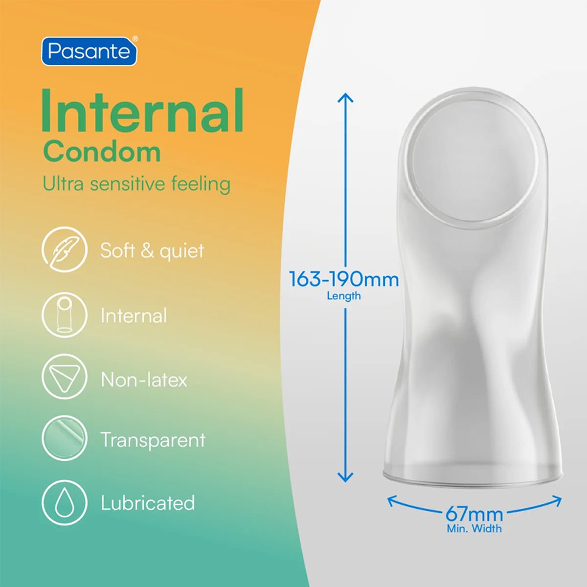 Pasante Internal Condom - Nitrile - Condomz