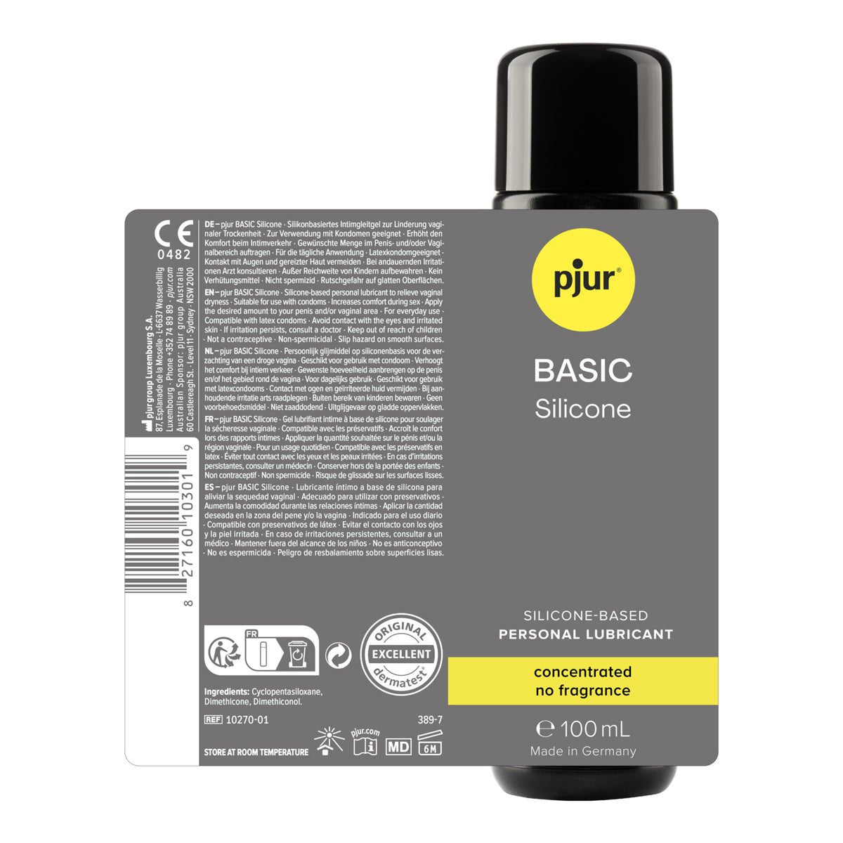 Pjur Basic Silicone - Longue Durée & Ultra-Fin - Condomz