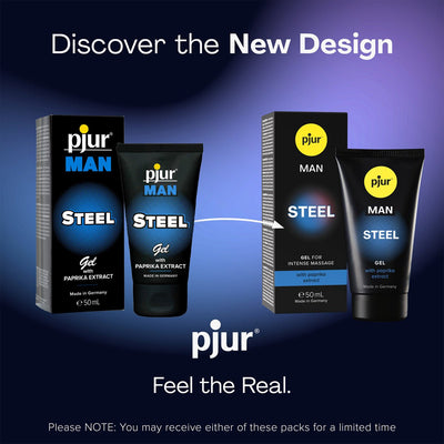 Pjur Man Steel - Effet Massant & Lubrifiant Intime - Condomz