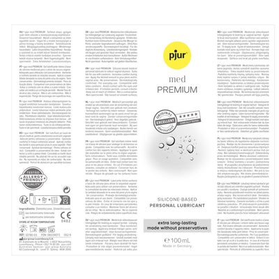 Pjur med Premium - Hydratant & À Base de Silicone - Condomz