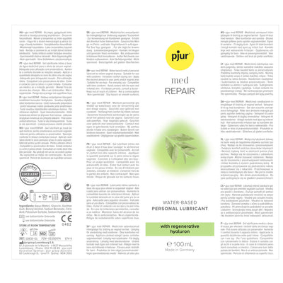 Pjur med Repair - Hydratant & À Base d'Eau - Condomz