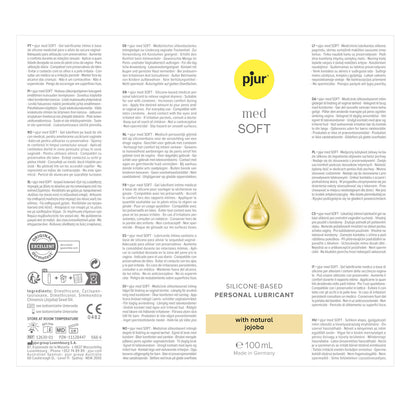 Pjur med Soft - Hydratant & À Base de Silicone - Condomz