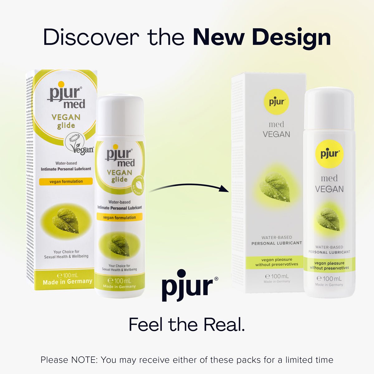 Pjur med Vegan - Hydratant & À Base d'Eau - Condomz