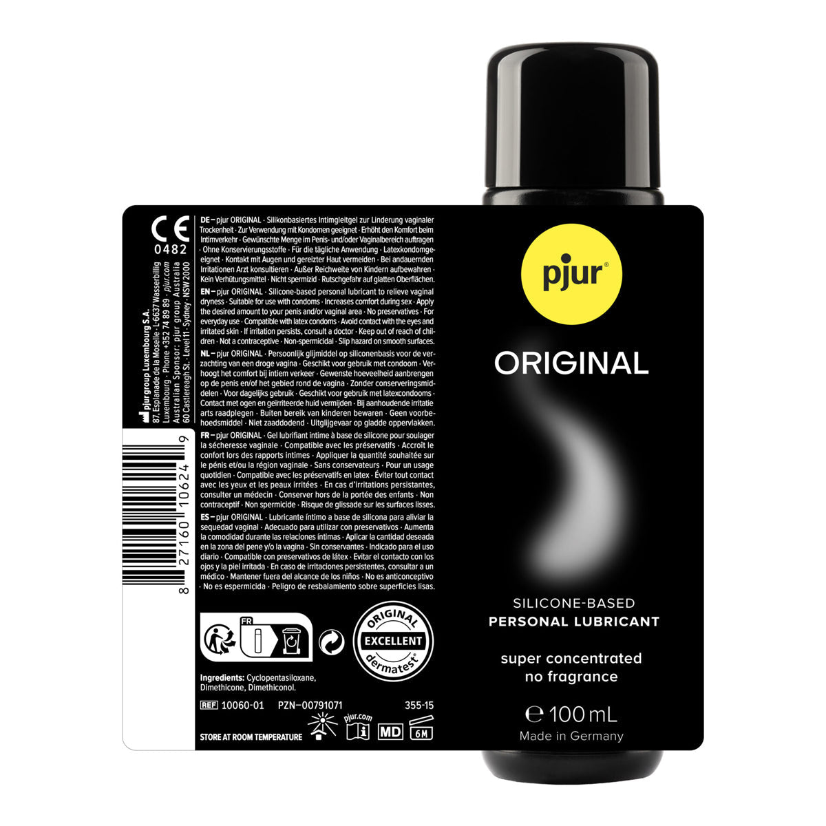 Pjur Original - Hydratant & À Base de Silicone - Condomz