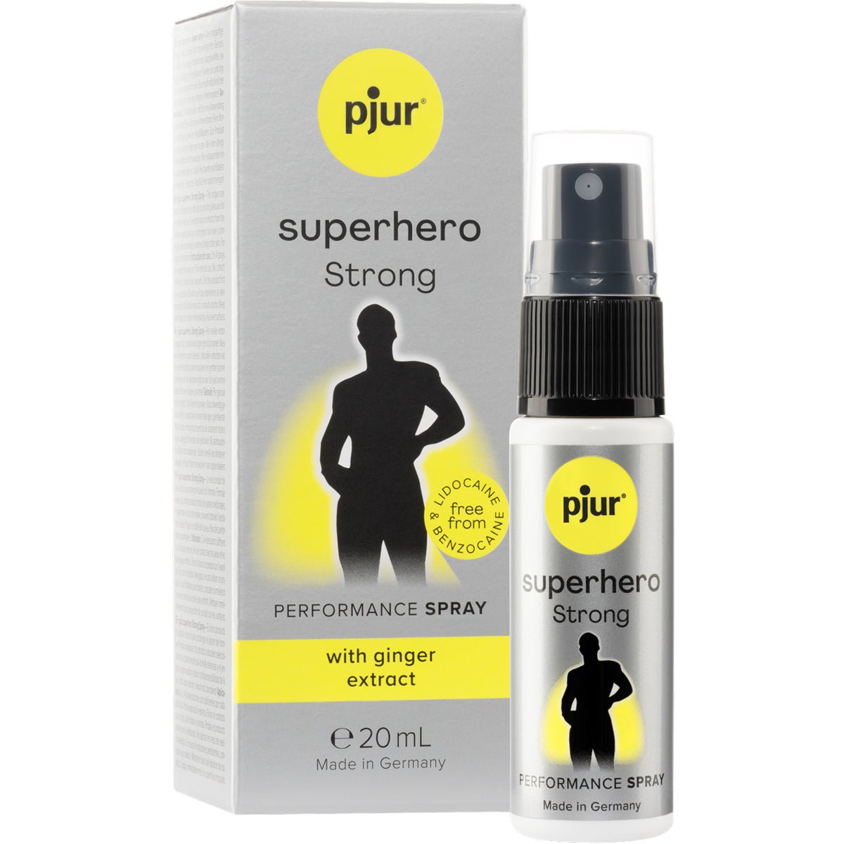 Pjur Superhero Strong - Effet Retardant & Effet Picotant - Condomz