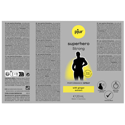 Pjur Superhero Strong - Effet Retardant & Effet Picotant - Condomz