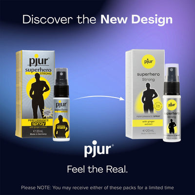 Pjur Superhero Strong - Effet Retardant & Effet Picotant - Condomz