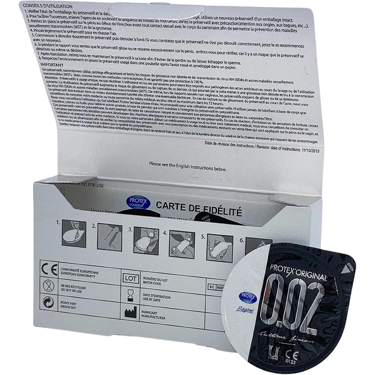 Protex Original 0.02 - Grande Taille & Ultra-Fin - Condomz