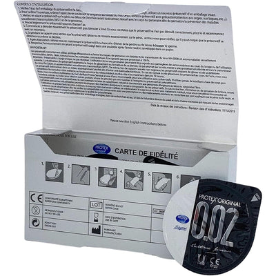 Protex Original 0.02 - Grande Taille & Ultra-Fin - Condomz