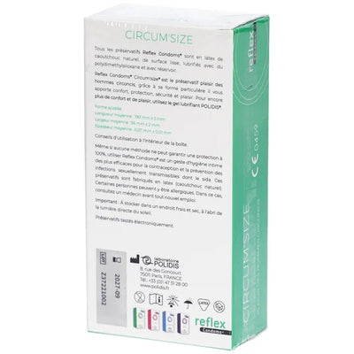 Reflex Circum’size - Anatomique & 56 mm - Condomz