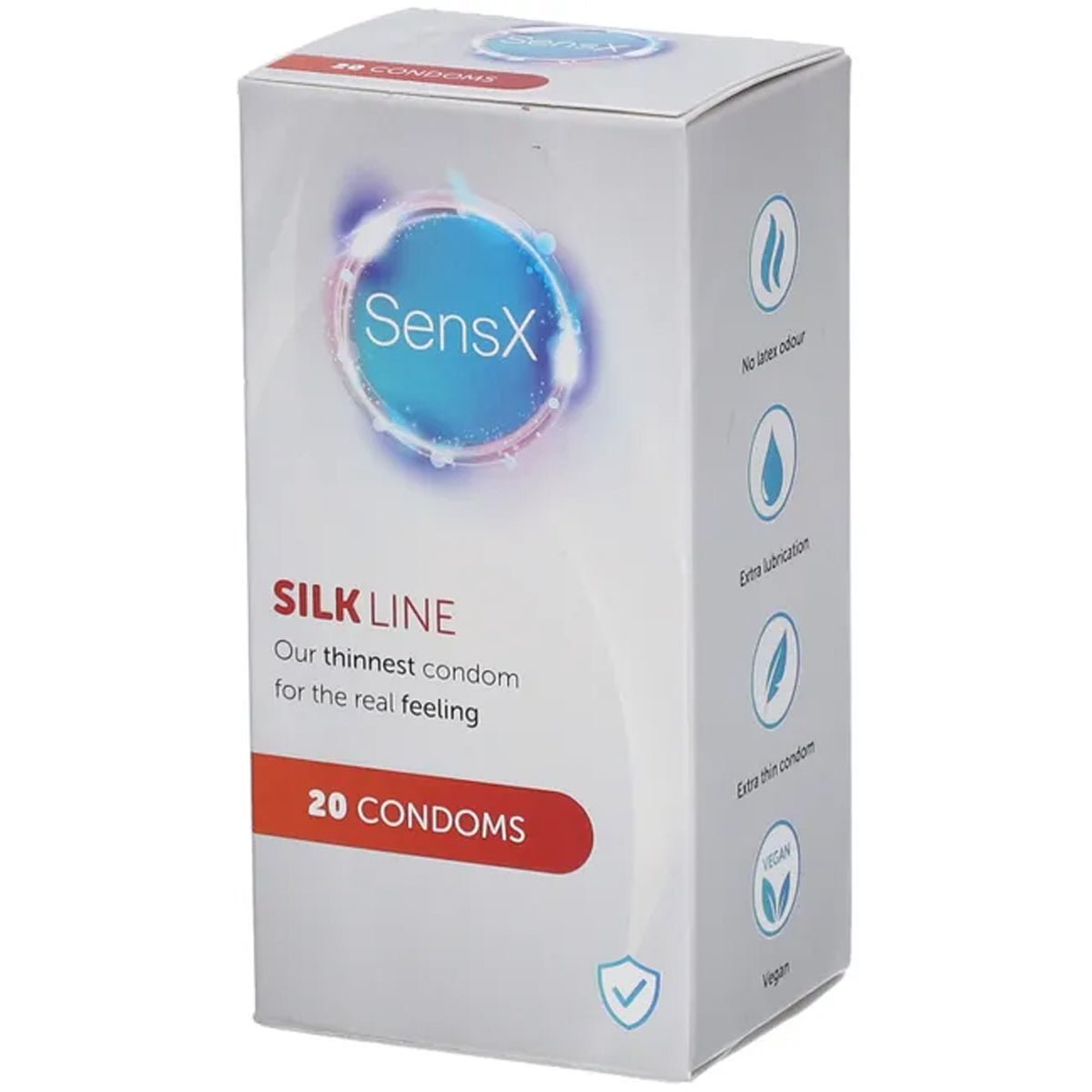SensX Silk Line - Évasé & Ultra-Fin - Condomz