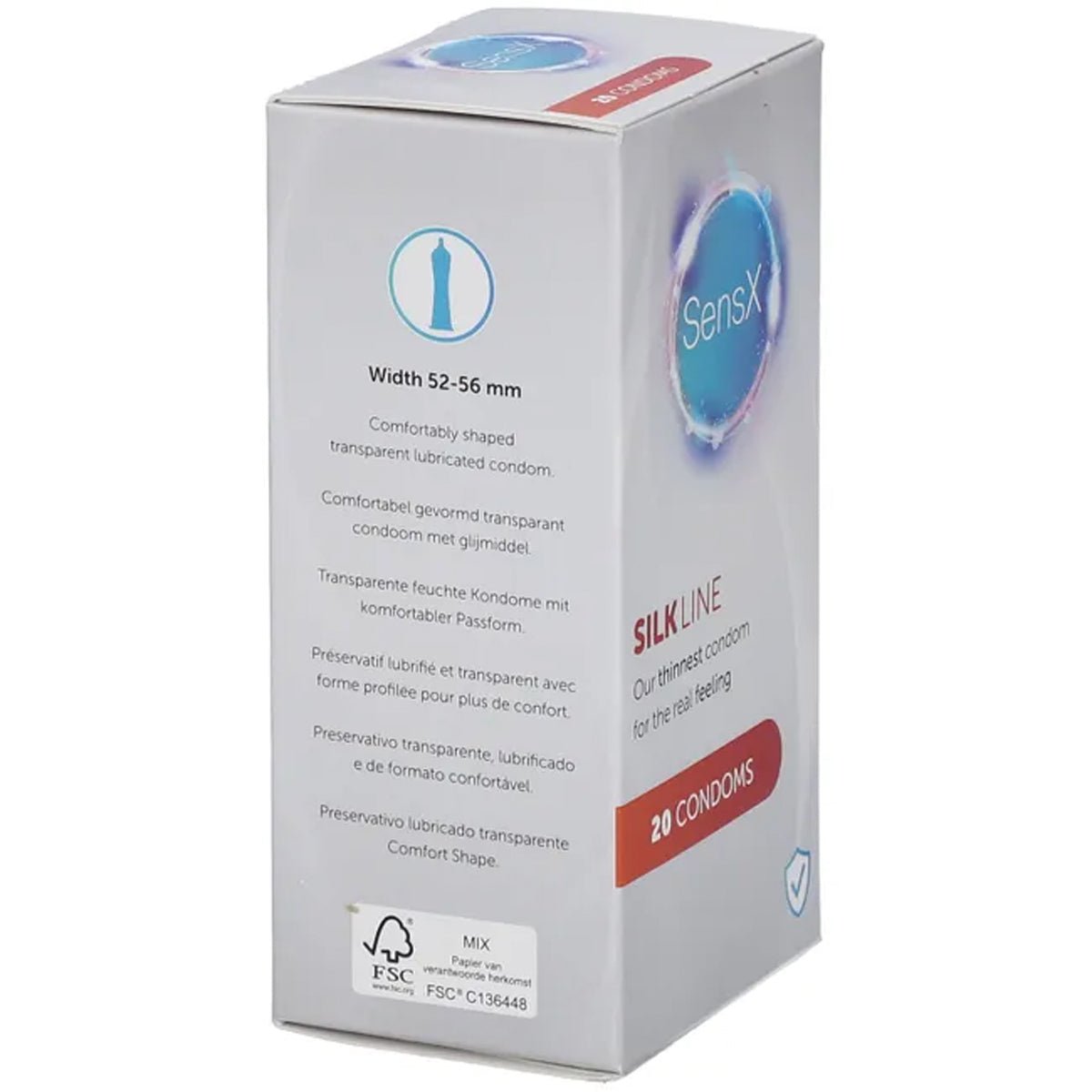 SensX Silk Line - Évasé & Ultra-Fin - Condomz