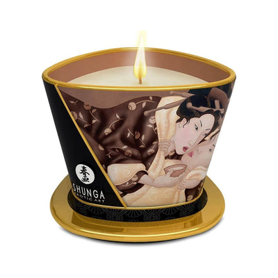 Shunga Bougie de massage - Parfumé & Effet Chauffant - Condomz