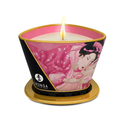 Shunga Bougie de massage - Parfumé & Effet Chauffant - Condomz