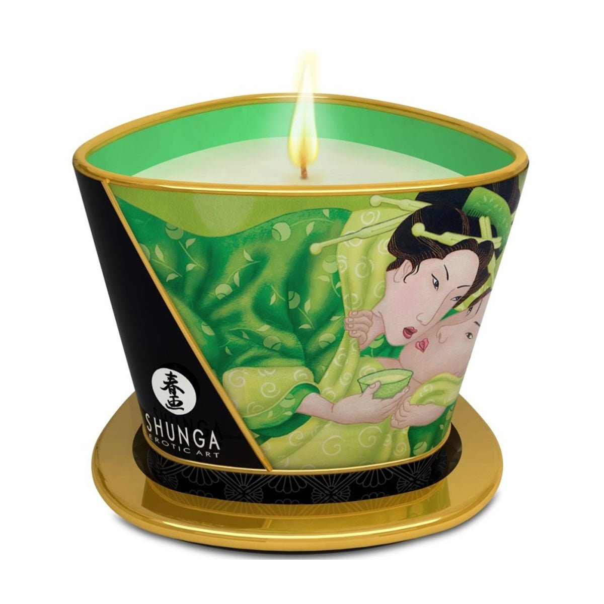Shunga Bougie de massage - Parfumé & Effet Chauffant - Condomz